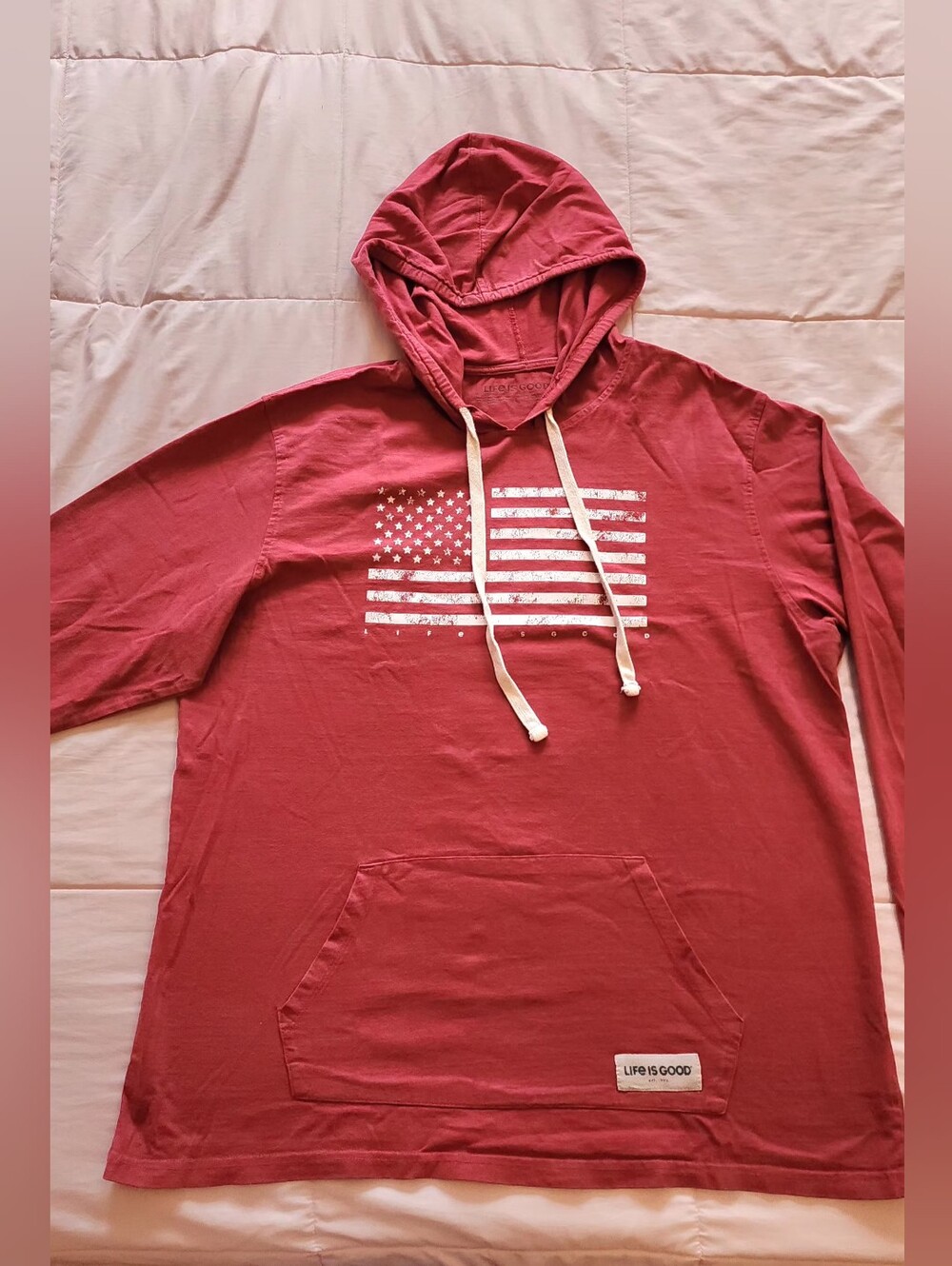 Men  Hoodie Life Is Good